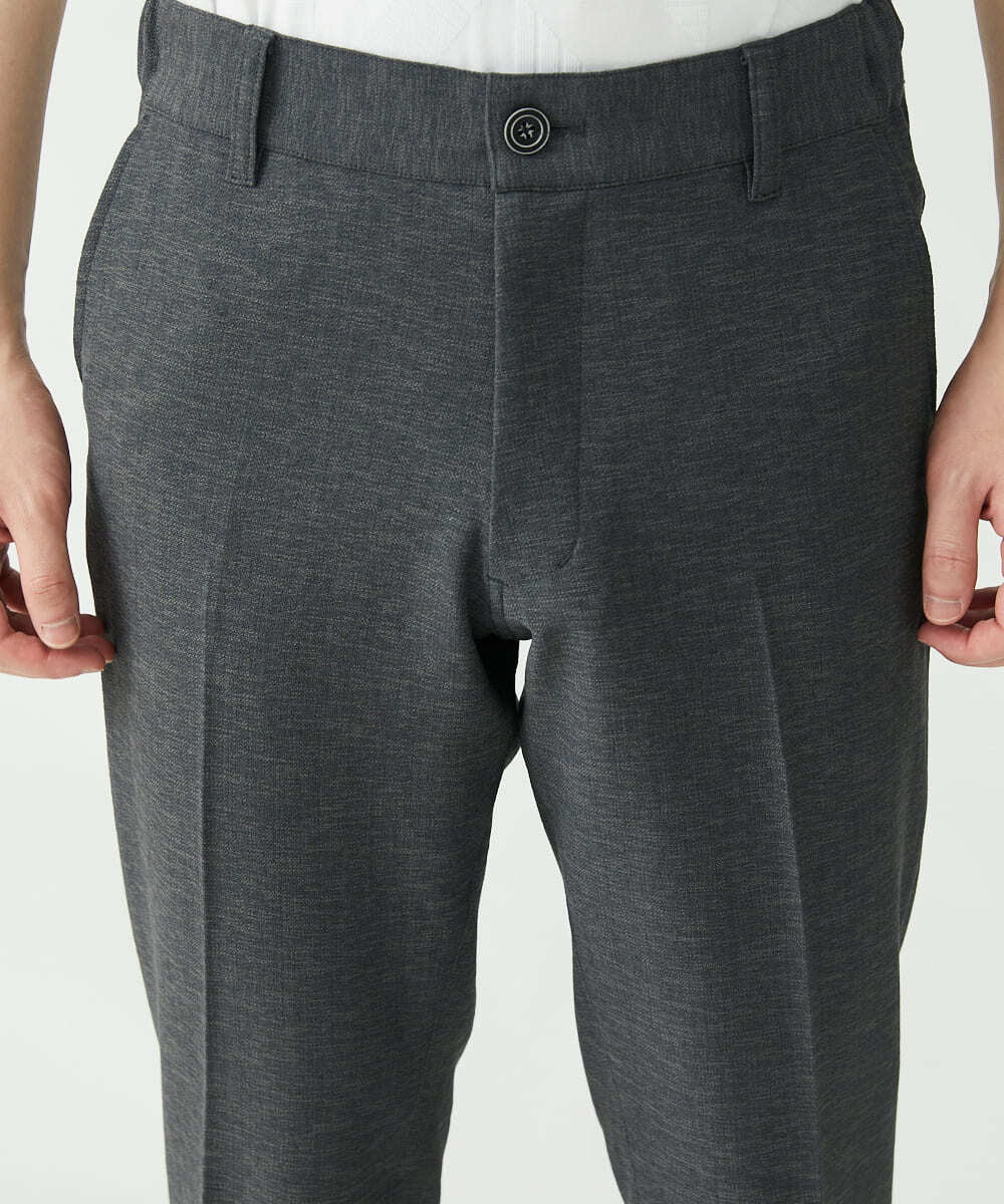 MKLGS60140 MK MICHEL KLEIN HOMME(MKミッシェルクランオム) ドライストレッチスラックス ダークグレー(93)