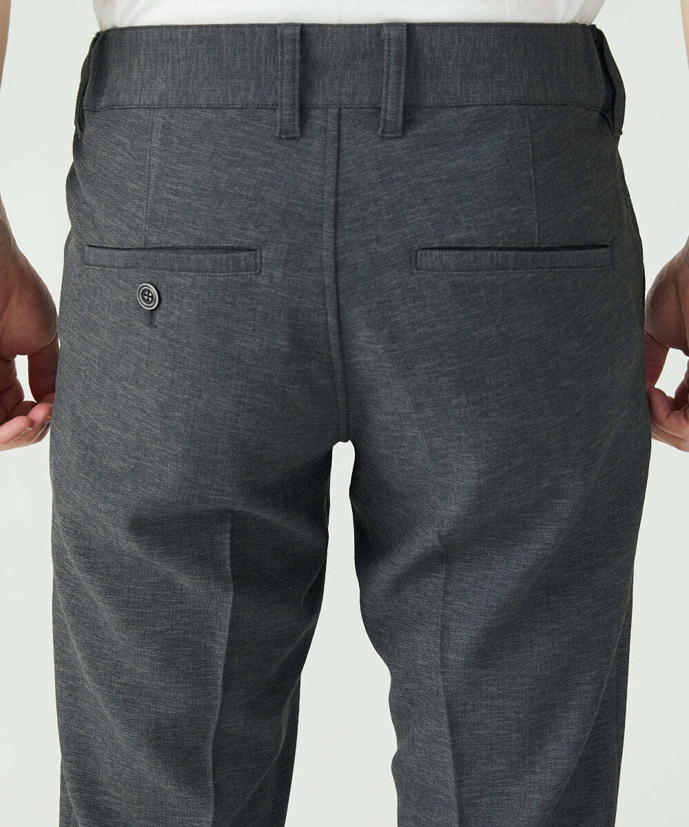 MKLGS60140 MK MICHEL KLEIN HOMME(MKミッシェルクランオム) ドライストレッチスラックス ダークグレー(93)