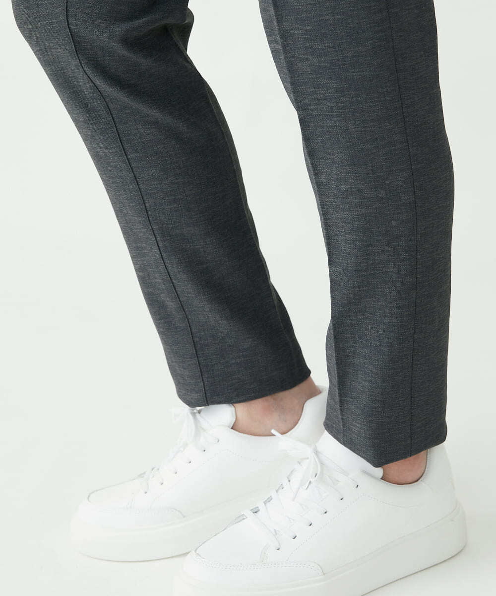 MKLGS60140 MK MICHEL KLEIN HOMME(MKミッシェルクランオム) ドライストレッチスラックス ダークグレー(93)