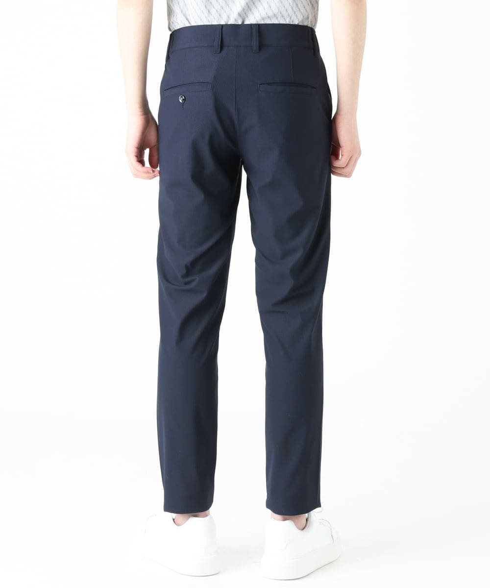 MKLGS66130 MK MICHEL KLEIN HOMME(MKミッシェルクランオム) 【トリコメッシュ】 クールマックス セットアップパンツ ネイビー(57)