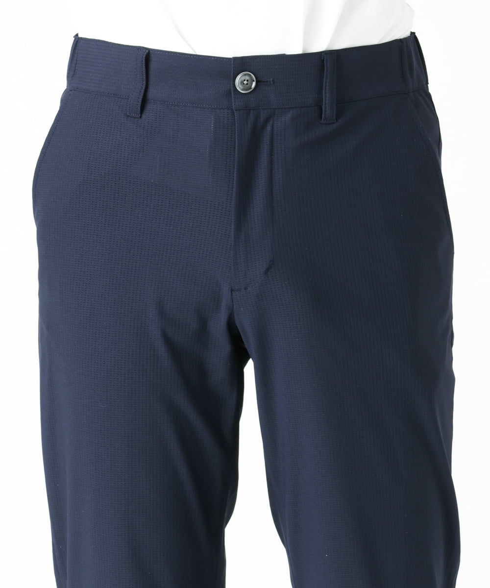 MKLGS66130 MK MICHEL KLEIN HOMME(MKミッシェルクランオム) 【トリコメッシュ】 クールマックス セットアップパンツ ネイビー(57)