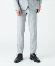 MKLGS66130 MK MICHEL KLEIN HOMME(MKミッシェルクランオム) 【トリコメッシュ】 クールマックス セットアップパンツ グレー(92)