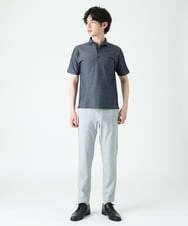 MKLGS66130 MK MICHEL KLEIN HOMME(MKミッシェルクランオム) 【トリコメッシュ】 クールマックス セットアップパンツ グレー(92)