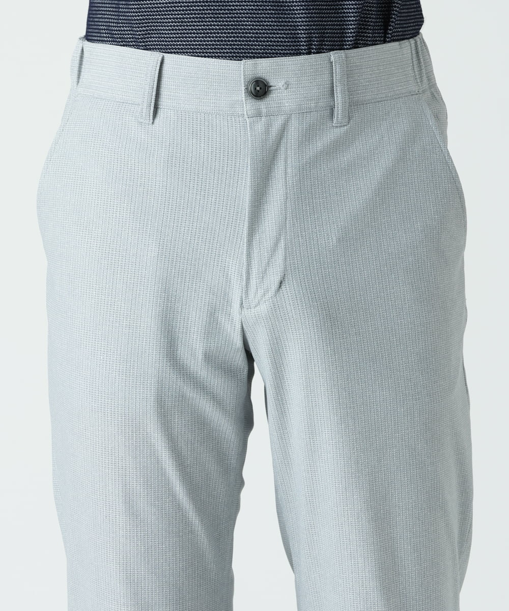 MKLGS66130 MK MICHEL KLEIN HOMME(MKミッシェルクランオム) 【トリコメッシュ】 クールマックス セットアップパンツ グレー(92)
