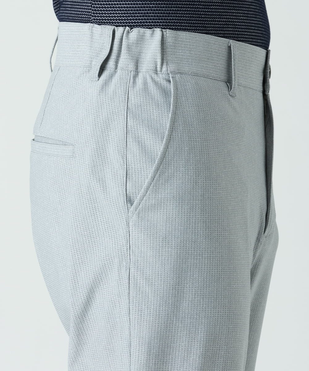 MKLGS66130 MK MICHEL KLEIN HOMME(MKミッシェルクランオム) 【トリコメッシュ】 クールマックス セットアップパンツ グレー(92)
