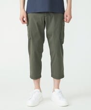 MKLGT42130 MK MICHEL KLEIN HOMME(MKミッシェルクランオム) ストレッチカーゴクロップドパンツ カーキ(36)