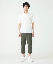 MKLGT42130 MK MICHEL KLEIN HOMME(MKミッシェルクランオム) ストレッチカーゴクロップドパンツ カーキ(36)