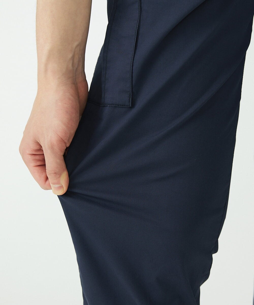 MKLGT42130 MK MICHEL KLEIN HOMME(MKミッシェルクランオム) ストレッチカーゴクロップドパンツ ネイビー(57)
