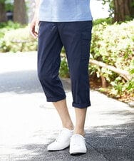 MKLGT42130 MK MICHEL KLEIN HOMME(MKミッシェルクランオム) ストレッチカーゴクロップドパンツ ネイビー(57)