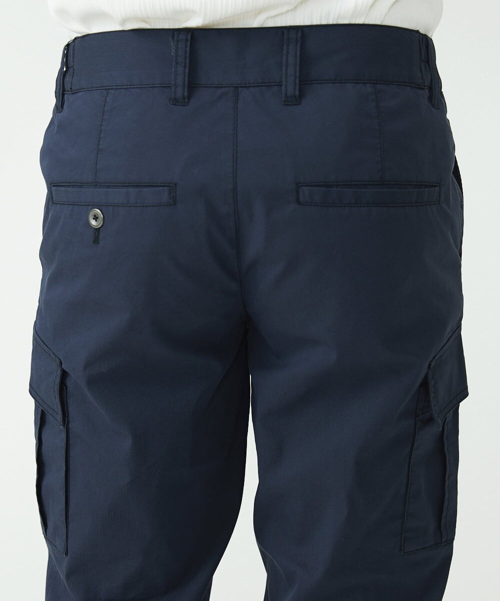 MKLGT42130 MK MICHEL KLEIN HOMME(MKミッシェルクランオム) ストレッチカーゴクロップドパンツ ネイビー(57)