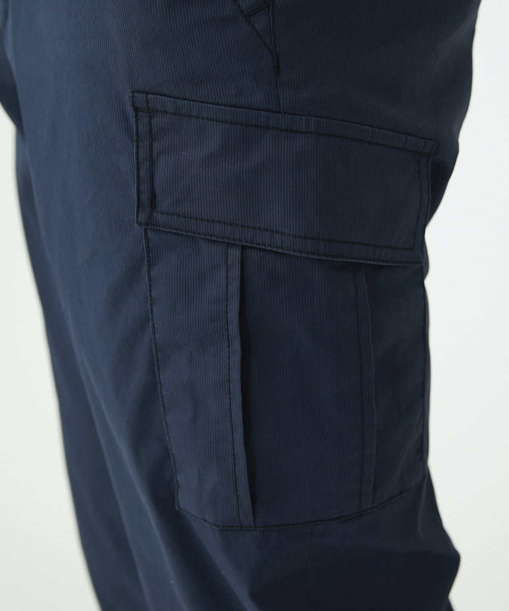 MKLGT42130 MK MICHEL KLEIN HOMME(MKミッシェルクランオム) ストレッチカーゴクロップドパンツ ネイビー(57)