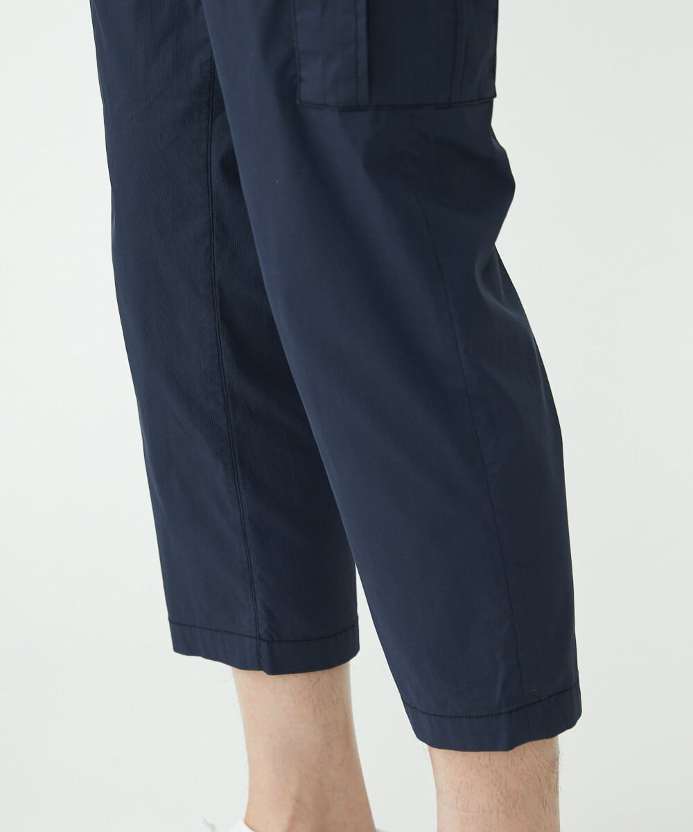 MKLGT42130 MK MICHEL KLEIN HOMME(MKミッシェルクランオム) ストレッチカーゴクロップドパンツ ネイビー(57)