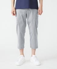 MKLGT42130 MK MICHEL KLEIN HOMME(MKミッシェルクランオム) ストレッチカーゴクロップドパンツ ライトグレー(91)