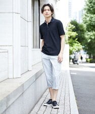 MKLGT42130 MK MICHEL KLEIN HOMME(MKミッシェルクランオム) ストレッチカーゴクロップドパンツ ライトグレー(91)
