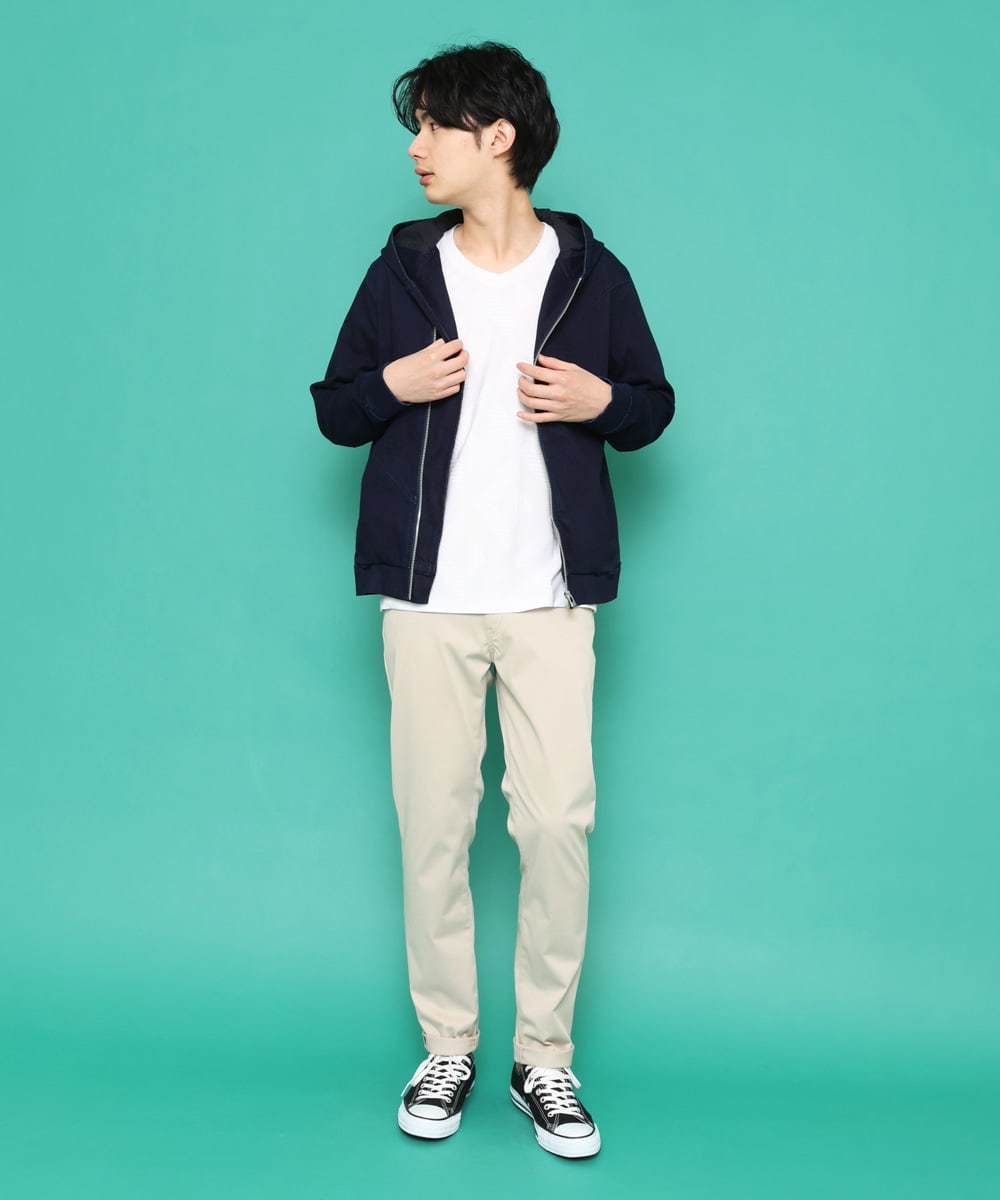 MKLGU04090 MK MICHEL KLEIN HOMME(MKミッシェルクランオム) スリムストレッチパンツ ベージュ(82)