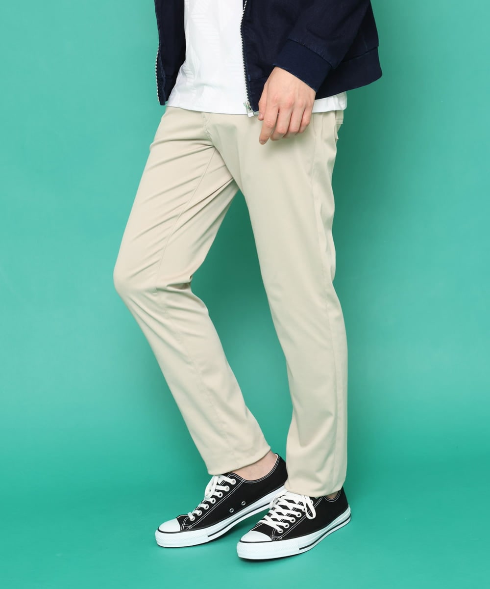 MKLGU04090 MK MICHEL KLEIN HOMME(MKミッシェルクランオム) スリムストレッチパンツ ベージュ(82)