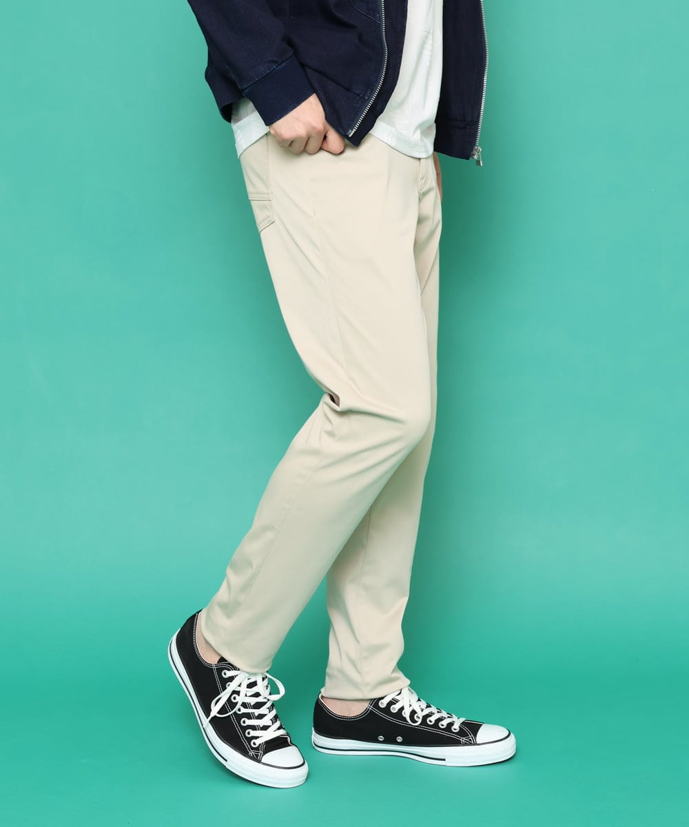 MKLGU04090 MK MICHEL KLEIN HOMME(MKミッシェルクランオム) スリムストレッチパンツ ベージュ(82)