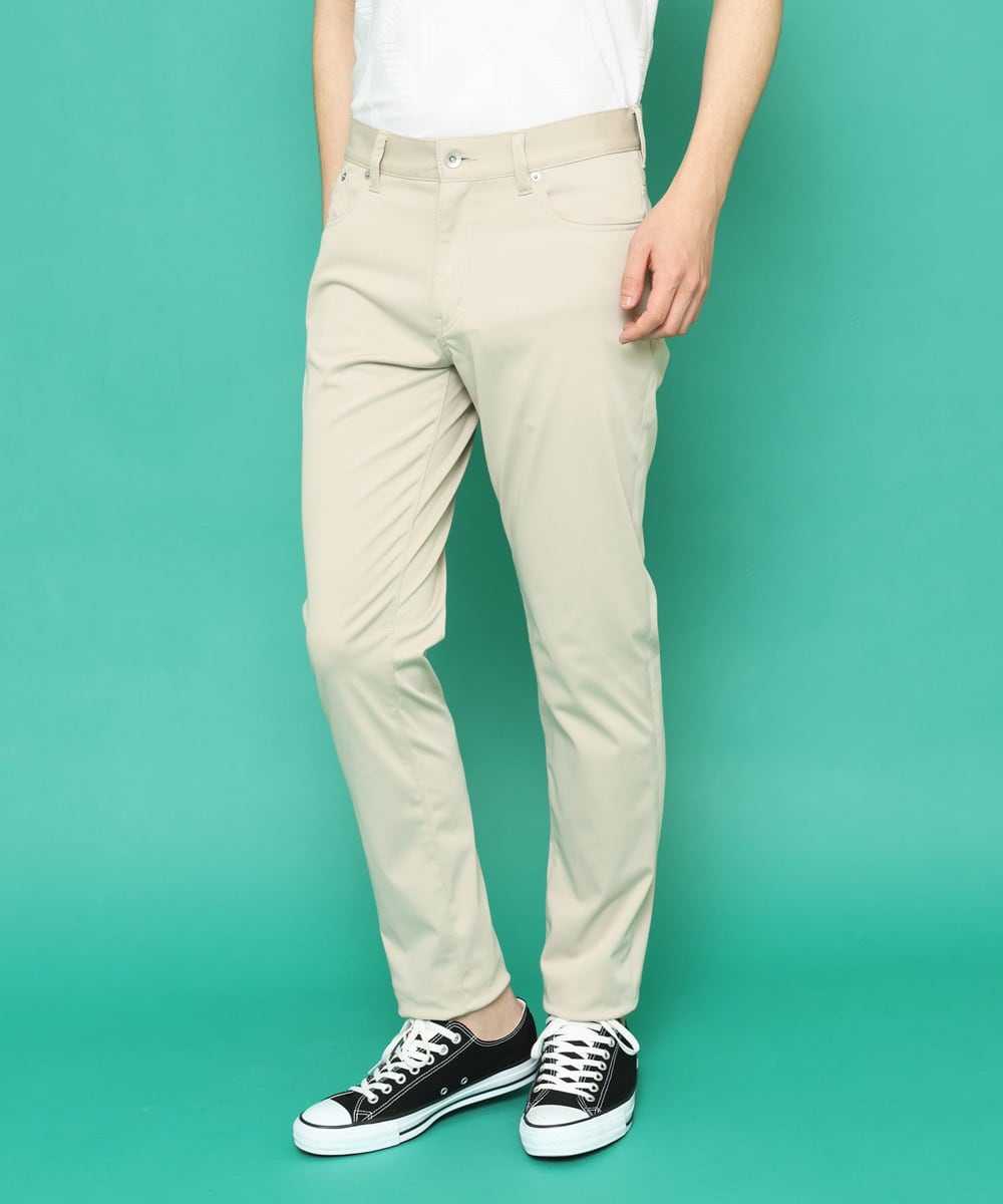MKLGU04090 MK MICHEL KLEIN HOMME(MKミッシェルクランオム) スリムストレッチパンツ ベージュ(82)
