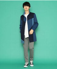 MKLGU04090 MK MICHEL KLEIN HOMME(MKミッシェルクランオム) スリムストレッチパンツ グレー(92)