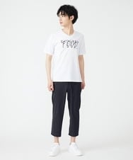 MKLGU08127 MK MICHEL KLEIN HOMME(MKミッシェルクランオム) ストレッチクロップドパンツ ネイビー(57)