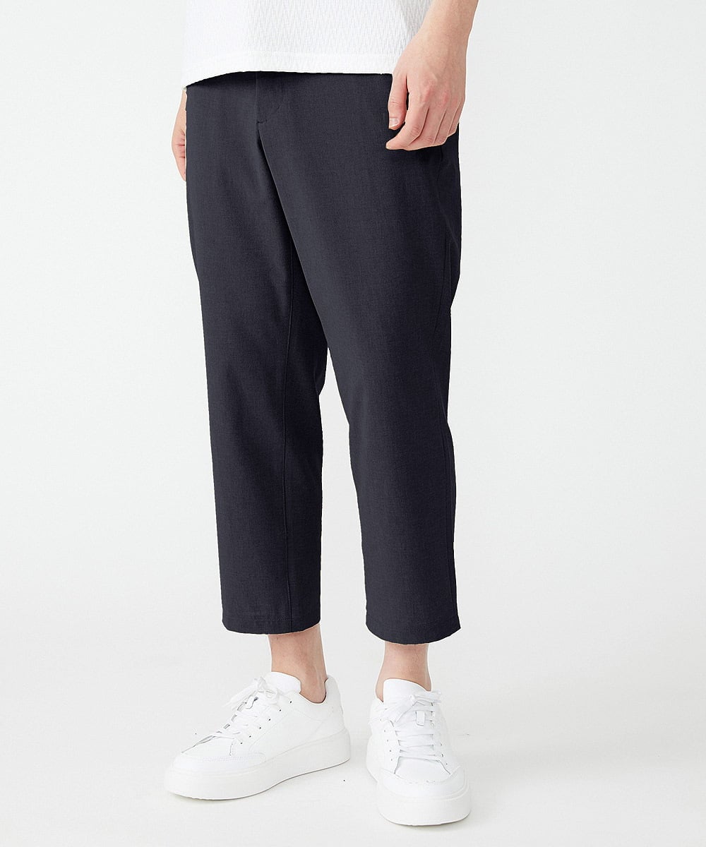 MKLGU08127 MK MICHEL KLEIN HOMME(MKミッシェルクランオム) ストレッチクロップドパンツ ネイビー(57)