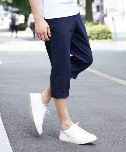 MKLGU08127 MK MICHEL KLEIN HOMME ストレッチクロップドパンツ