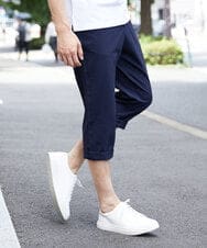 MKLGU08127 MK MICHEL KLEIN HOMME(MKミッシェルクランオム) ストレッチクロップドパンツ ネイビー(57)