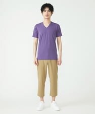 MKLGU08127 MK MICHEL KLEIN HOMME(MKミッシェルクランオム) ストレッチクロップドパンツ ベージュ(83)