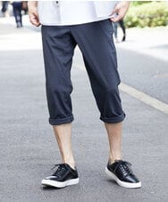 MKLGU08127 MK MICHEL KLEIN HOMME(MKミッシェルクランオム) ストレッチクロップドパンツ ダークグレー(93)