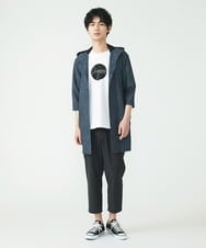 MKLGU08127 MK MICHEL KLEIN HOMME(MKミッシェルクランオム) ストレッチクロップドパンツ ダークグレー(93)