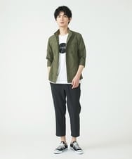 MKLGU08127 MK MICHEL KLEIN HOMME(MKミッシェルクランオム) ストレッチクロップドパンツ ダークグレー(93)