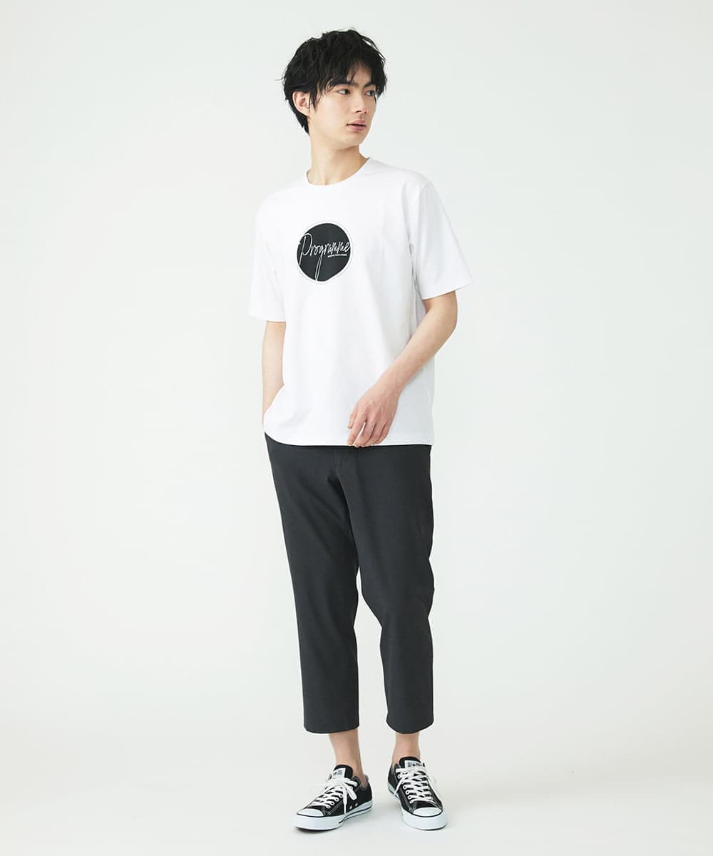 MKLGU08127 MK MICHEL KLEIN HOMME(MKミッシェルクランオム) ストレッチクロップドパンツ ダークグレー(93)