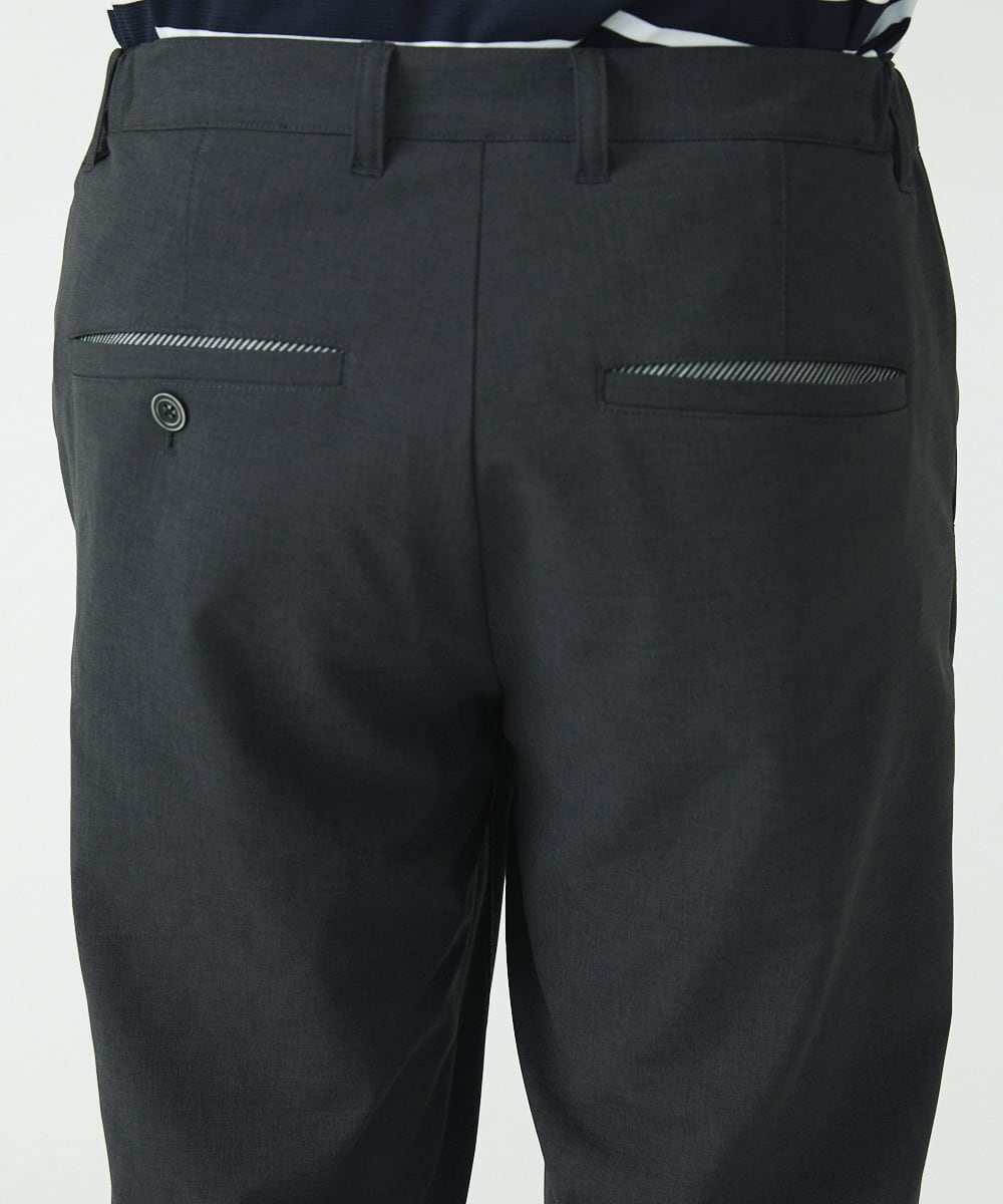 MKLGU08127 MK MICHEL KLEIN HOMME(MKミッシェルクランオム) ストレッチクロップドパンツ ダークグレー(93)