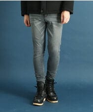 MKLGU42130 MK MICHEL KLEIN HOMME(MKミッシェルクランオム) スキニーデニムパンツ ダークグレー(93)