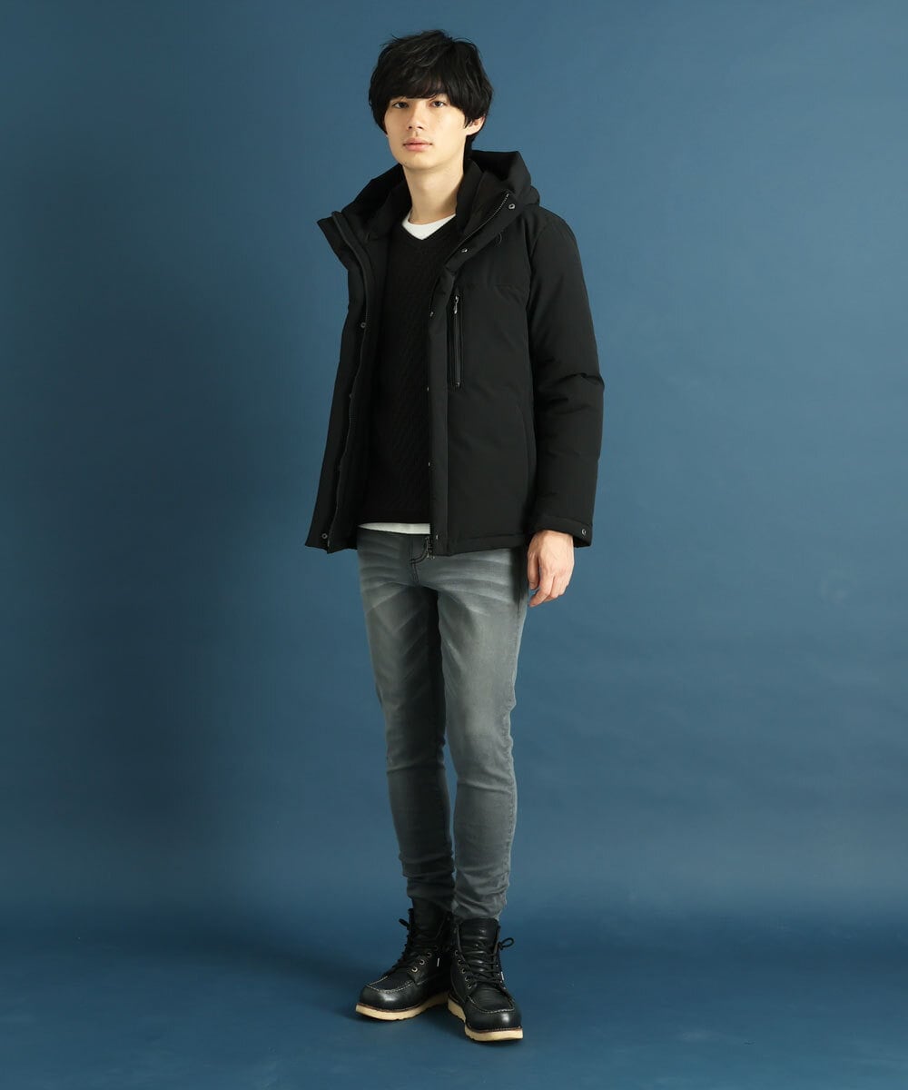 MKLGU42130 MK MICHEL KLEIN HOMME(MKミッシェルクランオム) スキニーデニムパンツ ダークグレー(93)