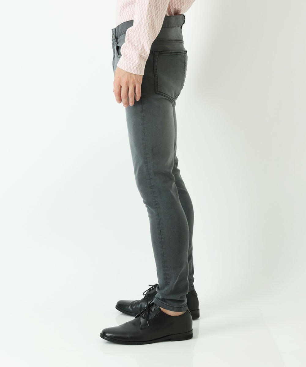 MKLGU42130 MK MICHEL KLEIN HOMME(MKミッシェルクランオム) スキニーデニムパンツ ダークグレー(93)