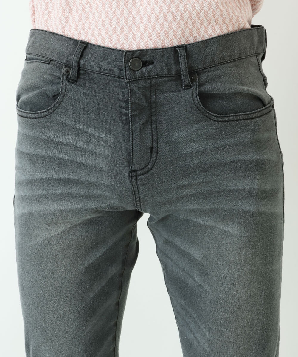 MKLGU42130 MK MICHEL KLEIN HOMME(MKミッシェルクランオム) スキニーデニムパンツ ダークグレー(93)