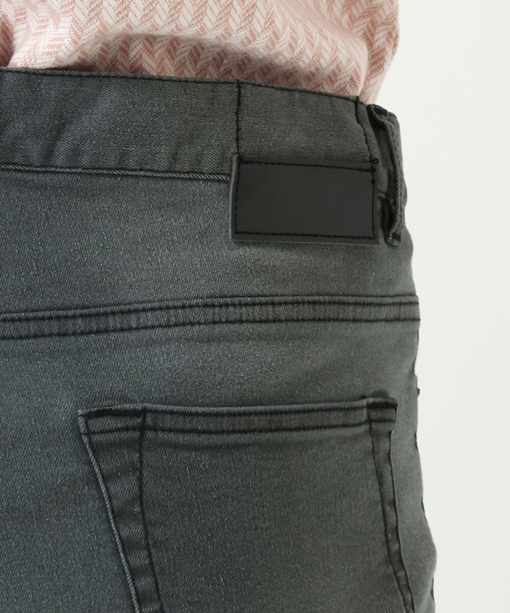 MKLGU42130 MK MICHEL KLEIN HOMME(MKミッシェルクランオム) スキニーデニムパンツ ダークグレー(93)