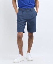 MKLGU70070 MK MICHEL KLEIN HOMME(MKミッシェルクランオム) ショートパンツ ブルー(55)