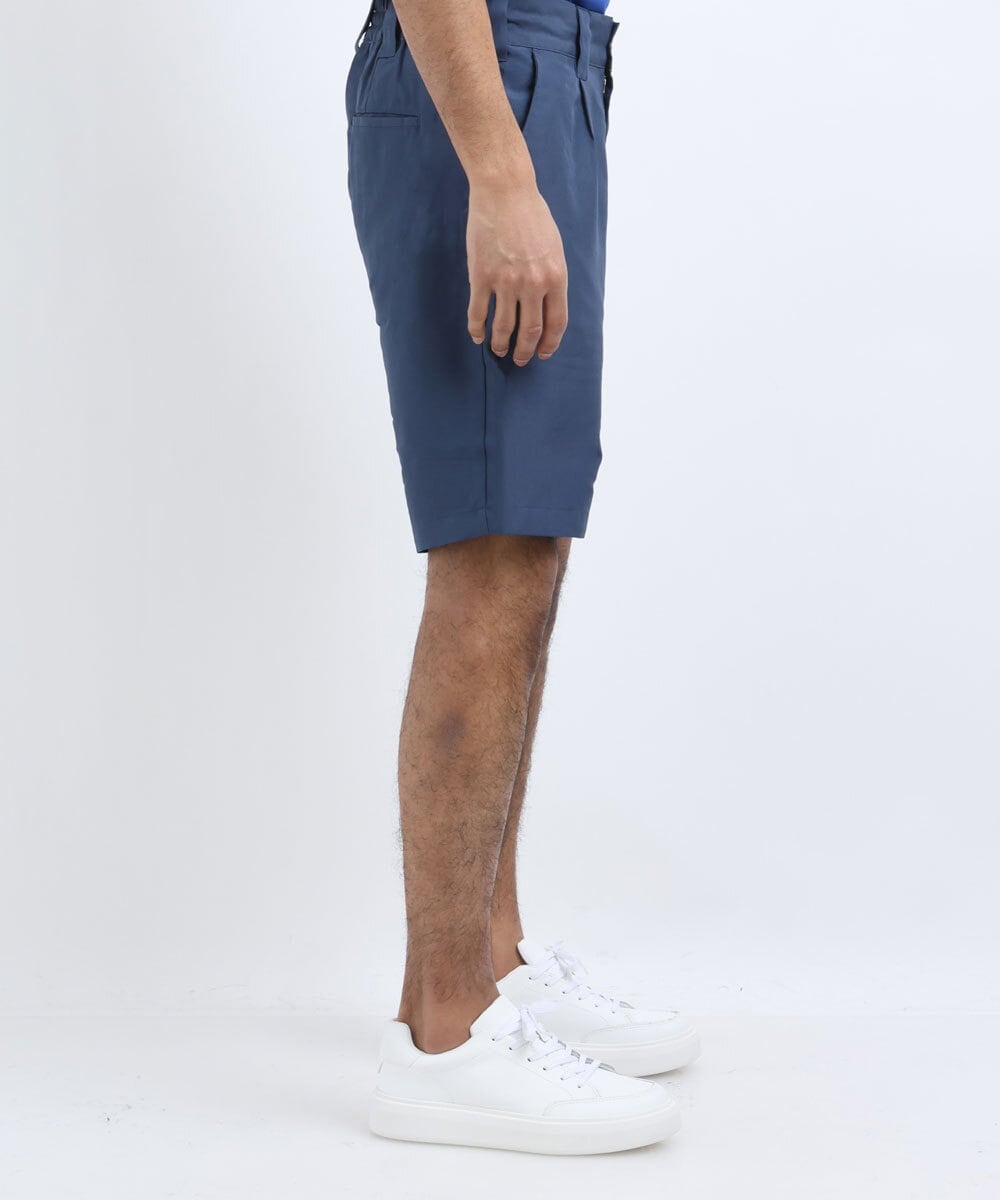MKLGU70070 MK MICHEL KLEIN HOMME(MKミッシェルクランオム) ショートパンツ ブルー(55)