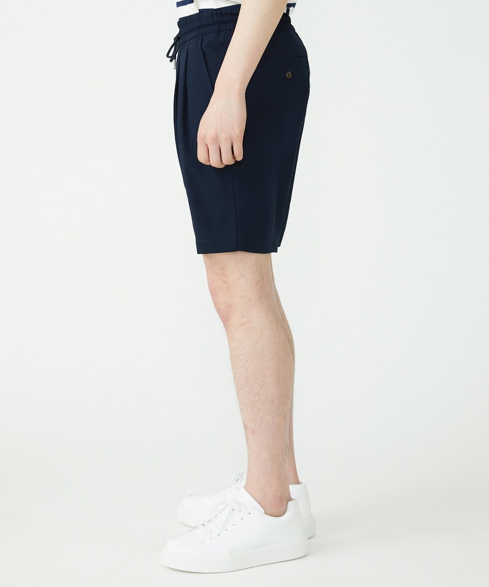 MKLGU89090 MK MICHEL KLEIN HOMME(MKミッシェルクランオム) サテンショートパンツ ネイビー(57)