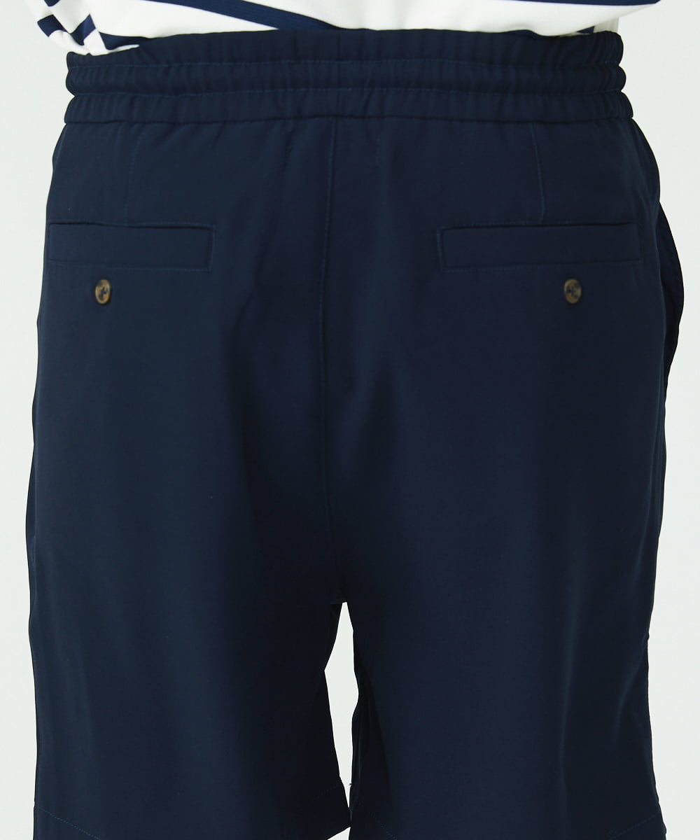 MKLGU89090 MK MICHEL KLEIN HOMME(MKミッシェルクランオム) サテンショートパンツ ネイビー(57)