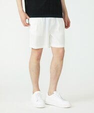 MKLGU89090 MK MICHEL KLEIN HOMME(MKミッシェルクランオム) サテンショートパンツ ホワイト(90)