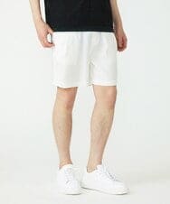 MKLGU89090 MK MICHEL KLEIN HOMME(MKミッシェルクランオム) サテンショートパンツ ホワイト(90)