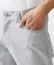 MKLGV59140 MK MICHEL KLEIN HOMME(MKミッシェルクランオム) ベーシックパンツ / ピケストレッチ ライトグレー