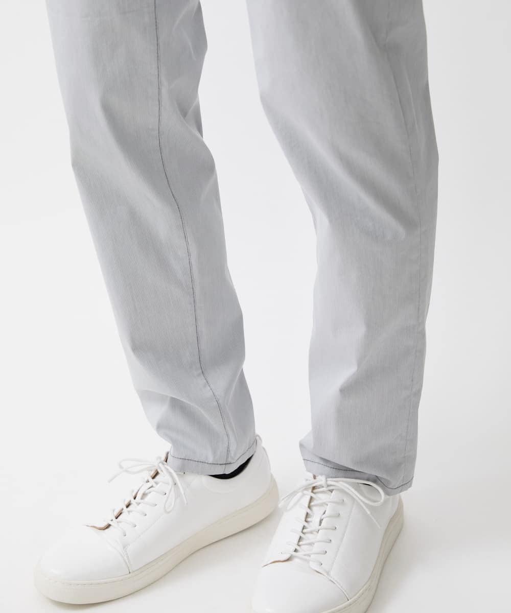 MKLGV59140 MK MICHEL KLEIN HOMME(MKミッシェルクランオム) ベーシックパンツ / ピケストレッチ ライトグレー