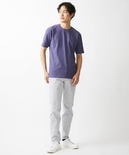 MKLGV59140 MK MICHEL KLEIN HOMME(MKミッシェルクランオム) ベーシックパンツ / ピケストレッチ ライトグレー