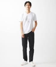 MKLGV59140 MK MICHEL KLEIN HOMME(MKミッシェルクランオム) ベーシックパンツ / ピケストレッチ ブラック