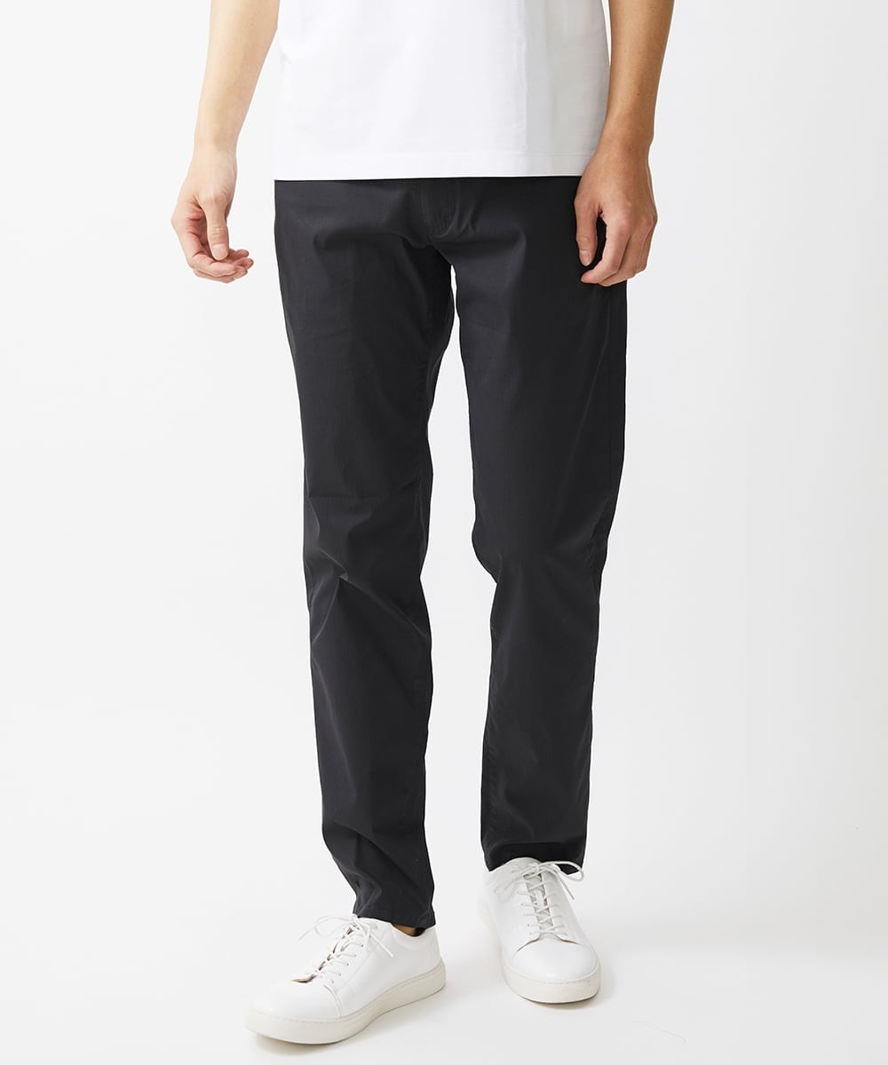 MKLGV59140 MK MICHEL KLEIN HOMME(MKミッシェルクランオム) ベーシックパンツ / ピケストレッチ ブラック
