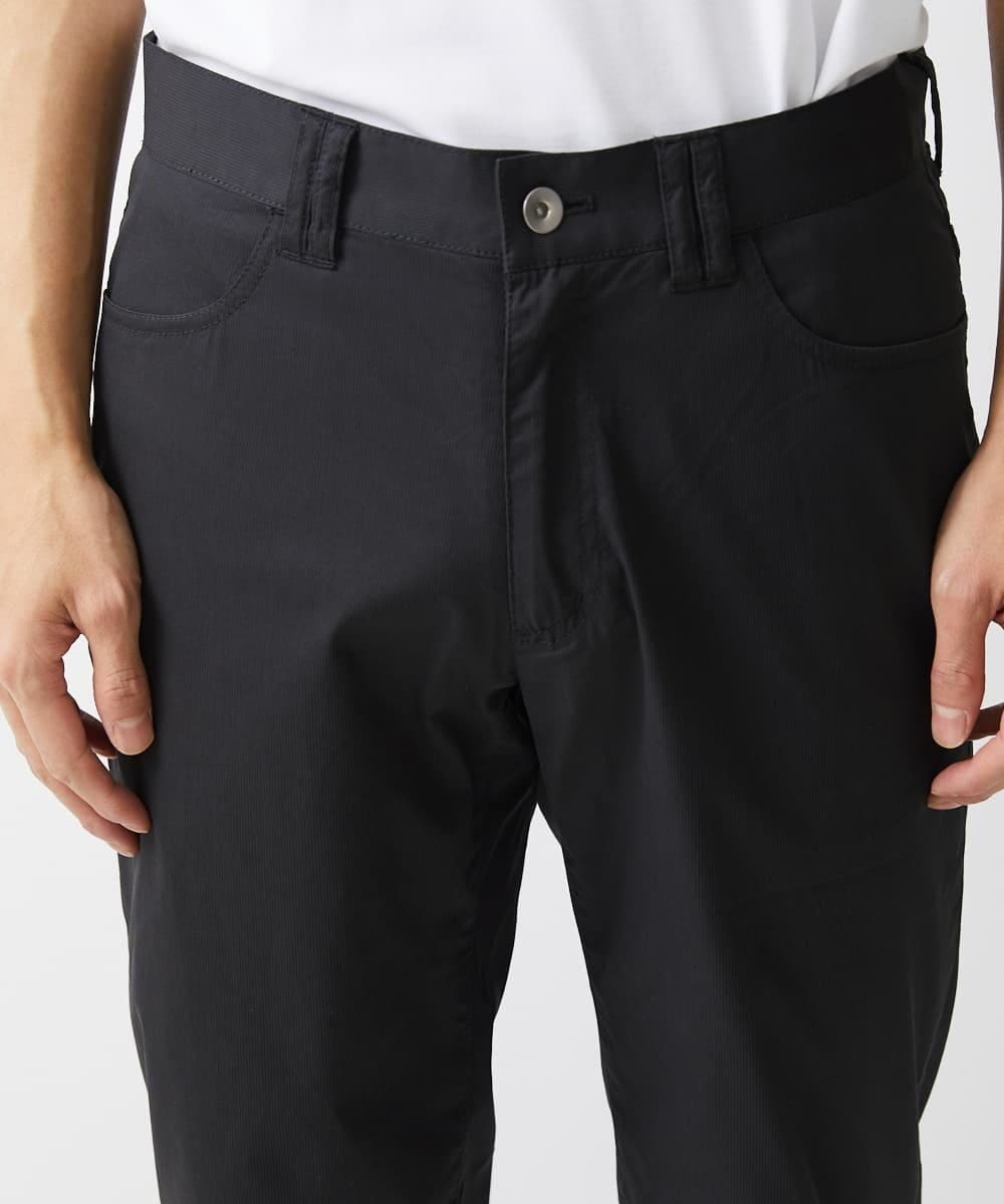 MKLGV59140 MK MICHEL KLEIN HOMME(MKミッシェルクランオム) ベーシックパンツ / ピケストレッチ ブラック
